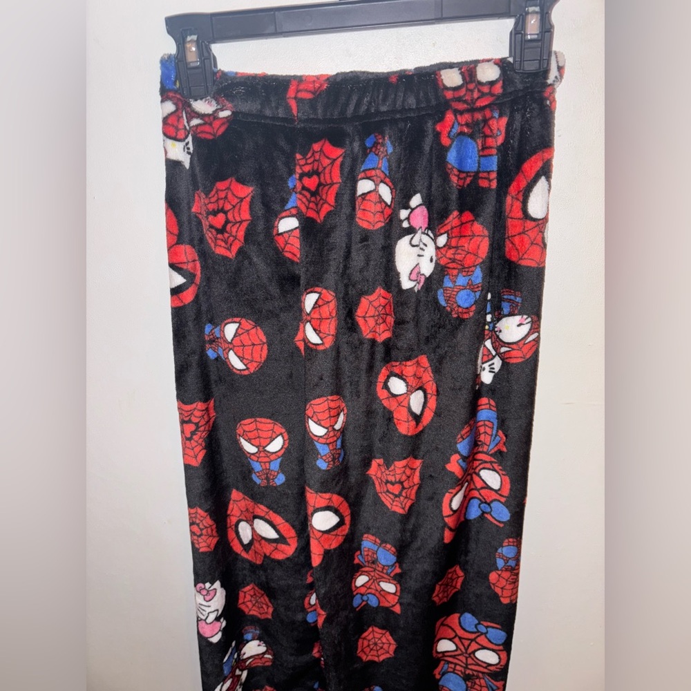 Spider-Man and hello kitty pj pants
